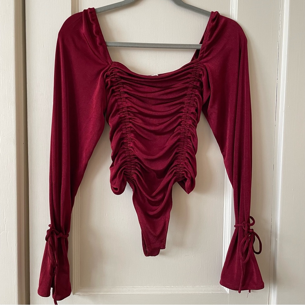 Free People Meant to Be Ruched Bodysuit